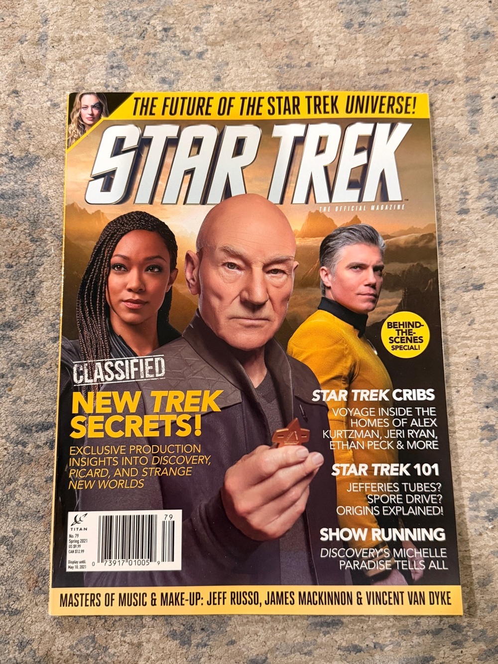 Star Trek Magazine - Yellow & Black Cover